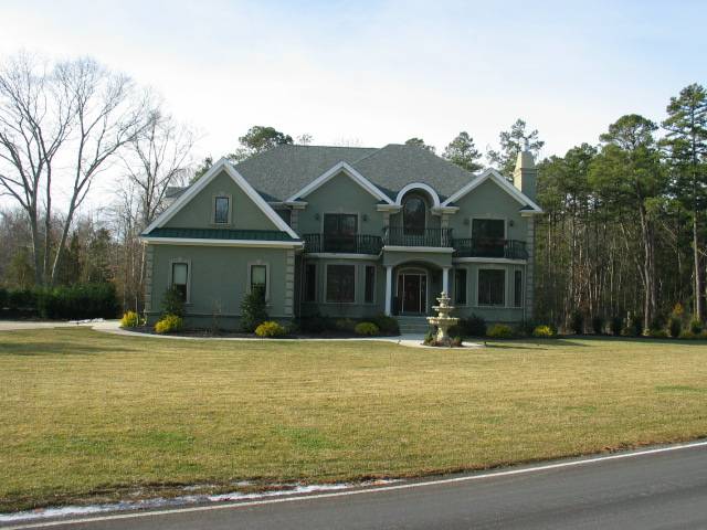 165 OLD NEW YORK RD, Galloway Township - Single Family - SPECTACULAR,AMAZING-ABSOLUTE PERFECTION-SHOWS BETTER THAN NEW.THIS HOME DEFINES ELEGANZE!THE CLASS OF EUROPEAN ARCHITECTURE THIS SIDE OF THE ATLANTIC.CUSTOM BUILT MAGNIFICIENT ESTATE HOME ON APPROXIMATELY 5 ACRES OF PRIVACY& SECLUSION. A MEDITERANEAN 2 STORY MASTERPIECE-BRAZILIAN CHERRY HARDWD ON 1ST,TOWERING FOYER,GRAND DIN & LIV RM AREAS,GORGEOUS CHEF KIT,TUMBLED MARBLE,GRANITE COUNTER,2 MASSIVE PRIVATE OWNERS STES! EVERY AMENITY & LUXURY IMAGINABLE-YOU MUST SEE THIS HOME.NOTHING COMPARES FOR THE $$!